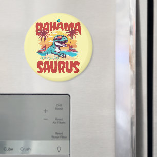 Bahamas Souvenir Gift: Grand Bahama Saurus T-Rex Magneet