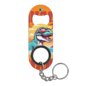 Bahamas Souvenir Gift: Grand Bahama Saurus T-Rex Mini Flessenopener (Achterkant)