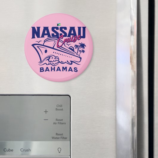Bahamas Souvenir Gift: Nassau Bahamas Cruise Magneet (Insitu (Koelkast))