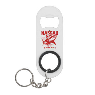 Bahamas Souvenir Gift: Nassau Bahamas haai vis Mini Flessenopener