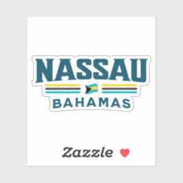 Bahamas Souvenir Gift: Nassau Bahama's Onafhankeli Sticker