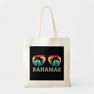 Bahamas Souvenir Retro Sunset Trip Summer Vacking Tote Bag