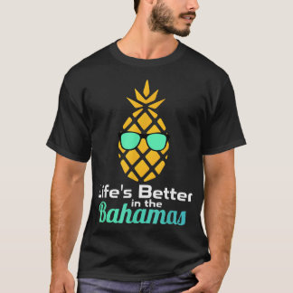 Bahamas Souvenir T's Pineapple Zonnebrillen Grafis T-shirt