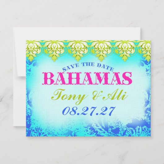 BAHAMAS Sparen Datum 2 Save The Date (Voorkant)