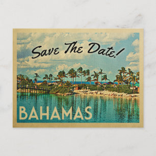 Bahamas sparen de Datum Briefkaarten