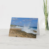 Bahamas Splash, Great Abaco Island, The Bahamas" Kaart (Voorkant)