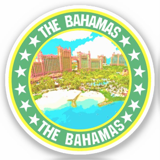 Bahamas Sticker (Voorkant)