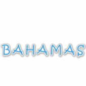 Bahamas Sticker (Voorkant)