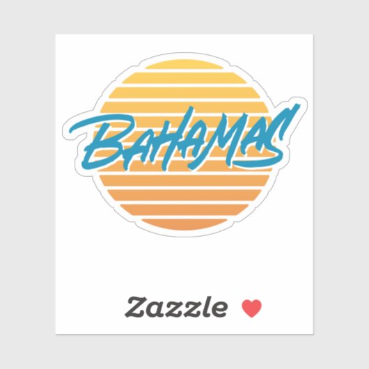 Bahamas Sticker (Vel)
