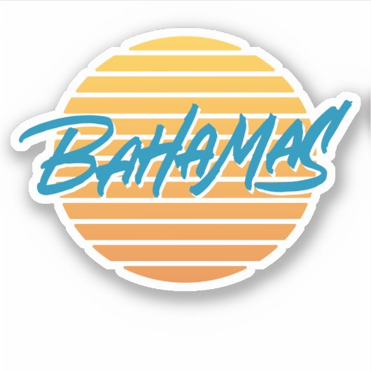 Bahamas Sticker (Voorkant)