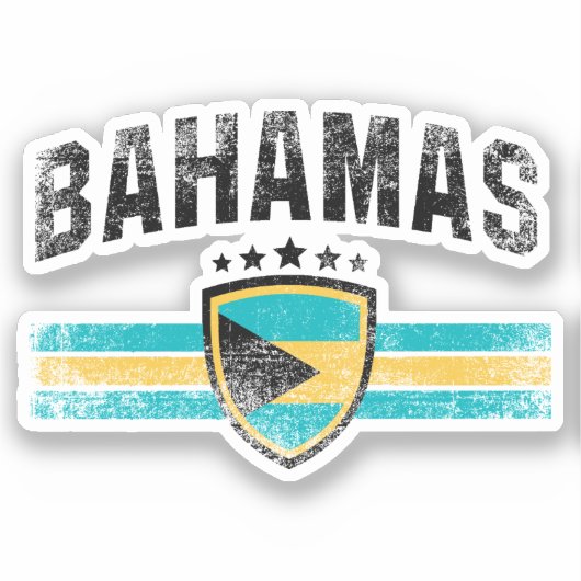 Bahamas Sticker (Voorkant)