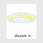 Bahamas Sticker Cat Island Vakantie Cruise (Vel)