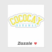 Bahamas Sticker CocoCay Vakantie Bahamaanse Cruise (Vel)