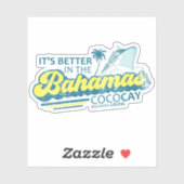 Bahama's Sticker CocoCay Vakantie Cruise (Vel)