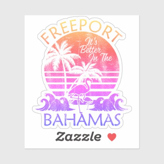 Bahama's Sticker Freeport Vakantie Beach Cruise (Vel)