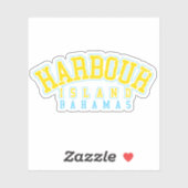 Bahama's Sticker Harbour Island Vakantie Cruise (Vel)
