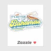 Bahama's Sticker Nassau Bahama's Vakantie Cruise (Vel)