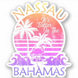 Bahamas Sticker Nassau Vakantie Strand Cruise