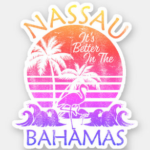 Bahamas Sticker Nassau Vakantie Strand Cruise