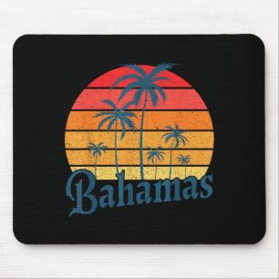 Bahamas Strand Trocal Zomer Vibes Vintage Palm Muismat