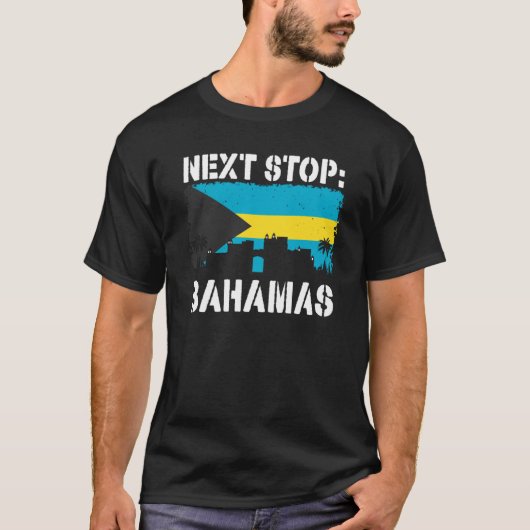 Bahamas Summer Vacation Trip Next Stop Vacay Vibes T-shirt (Voorkant)