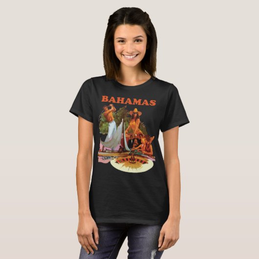 Bahamas T-shirt (Voorkant volledig)