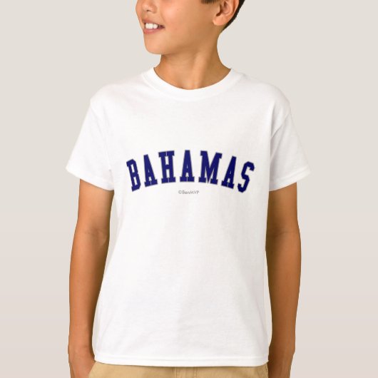 Bahamas T-shirt (Voorkant)