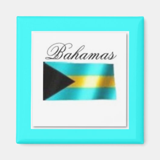 Bahama's T-shirt en etcetera Magneet (Voorkant)