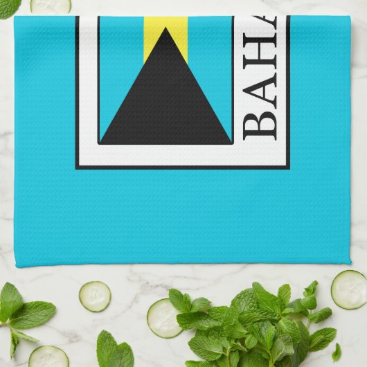 Bahamas Theedoek (Gevouwen)