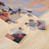 Bahamas Travel Art, Fly Nassau door Clipper Legpuzzel (Zijkant)