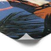  Bahamas Travel Art, Fly Nassau door Clipper Poster (Hoek)