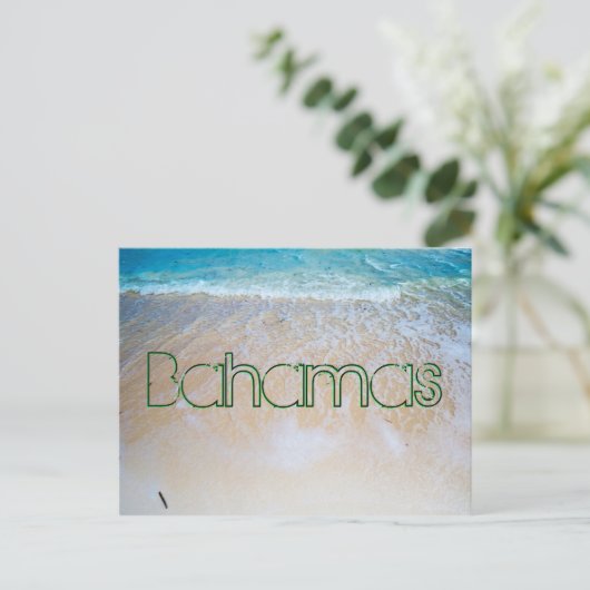 Bahamas Travel Briefkaart (Staand voorkant)