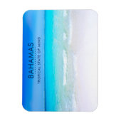 Bahamas Tropical Beach met een Turquoise Zee Magneet (Verticaal)
