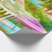 Bahamas Tropical Beach Scene Photography Patroon Cadeaupapier (Hoek)