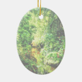 Bahama's - Tropisch paradijs Keramisch Ornament (Achterkant)