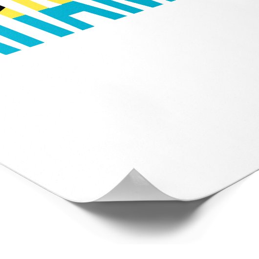 Bahamas Vacation Island Poster (Hoek)