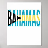 Bahamas Vacation Island Poster (Voorkant)