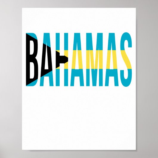 Bahamas Vacation Island Poster (Voorkant)