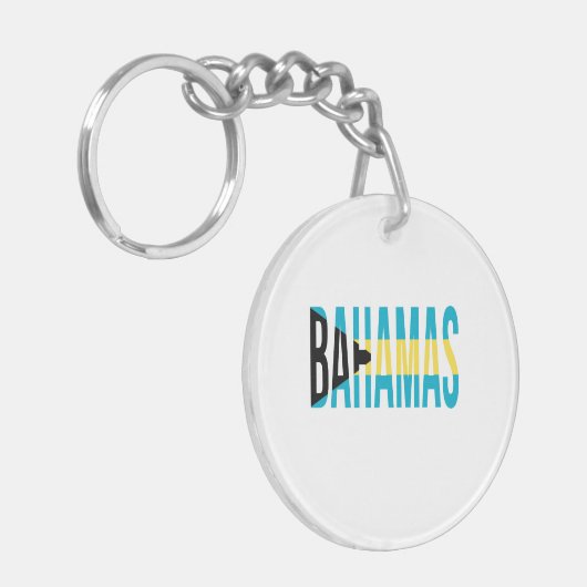 Bahamas Vacation Island Sleutelhanger (Voorkant Links)