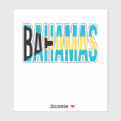 Bahamas Vacation Island Sticker (Vel)