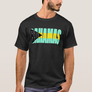 Bahamas Vacation Keepslag Nassau Vlag Mannen Vrouw T-shirt