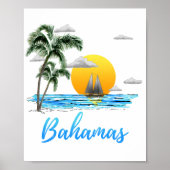 Bahamas Vacation Sailing Poster (Voorkant)