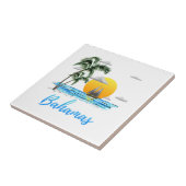 Bahamas Vacation Sailing Tegeltje (Zijkant)