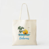 Bahamas Vacation Sailing Tote Bag (Voorkant)