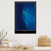 Bahama's van het eiland Bimini van de ruimtesatell Poster (Keuken)