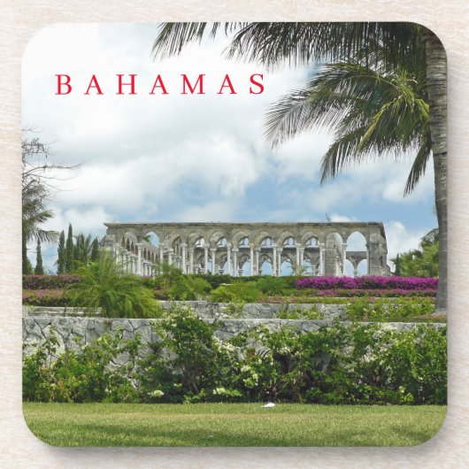 Bahamas Versailles Tuinen uitzicht onderzetters (Voorkant)