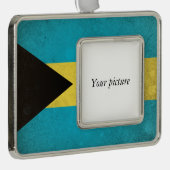 Bahamas Verzilverd Omlijst Ornament (Rechts)