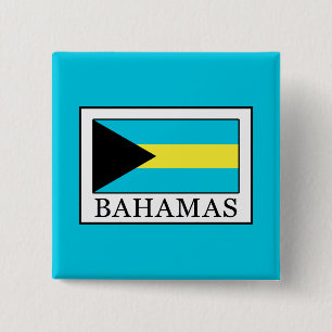 Bahamas Vierkante Button 5,1 Cm