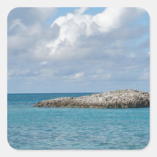 Bahamas Vierkante Sticker (Voorkant)