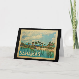 Bahamas Vintage Kaart